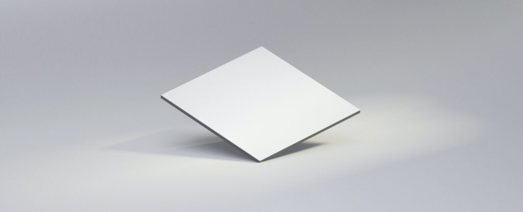 white paper on white surface